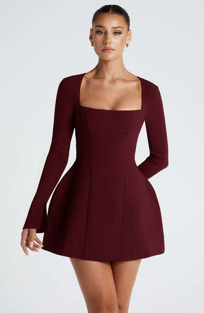 Esme Mini Dress - Cherry Lacquer Ryvelle