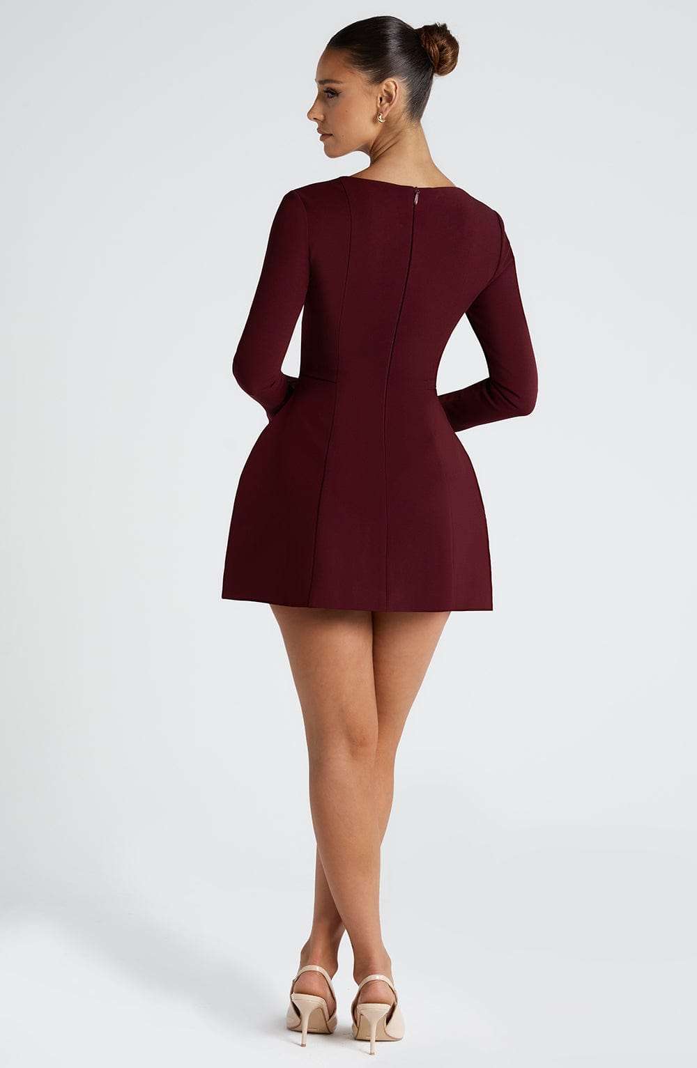 Esme Mini Dress - Cherry Lacquer Ryvelle