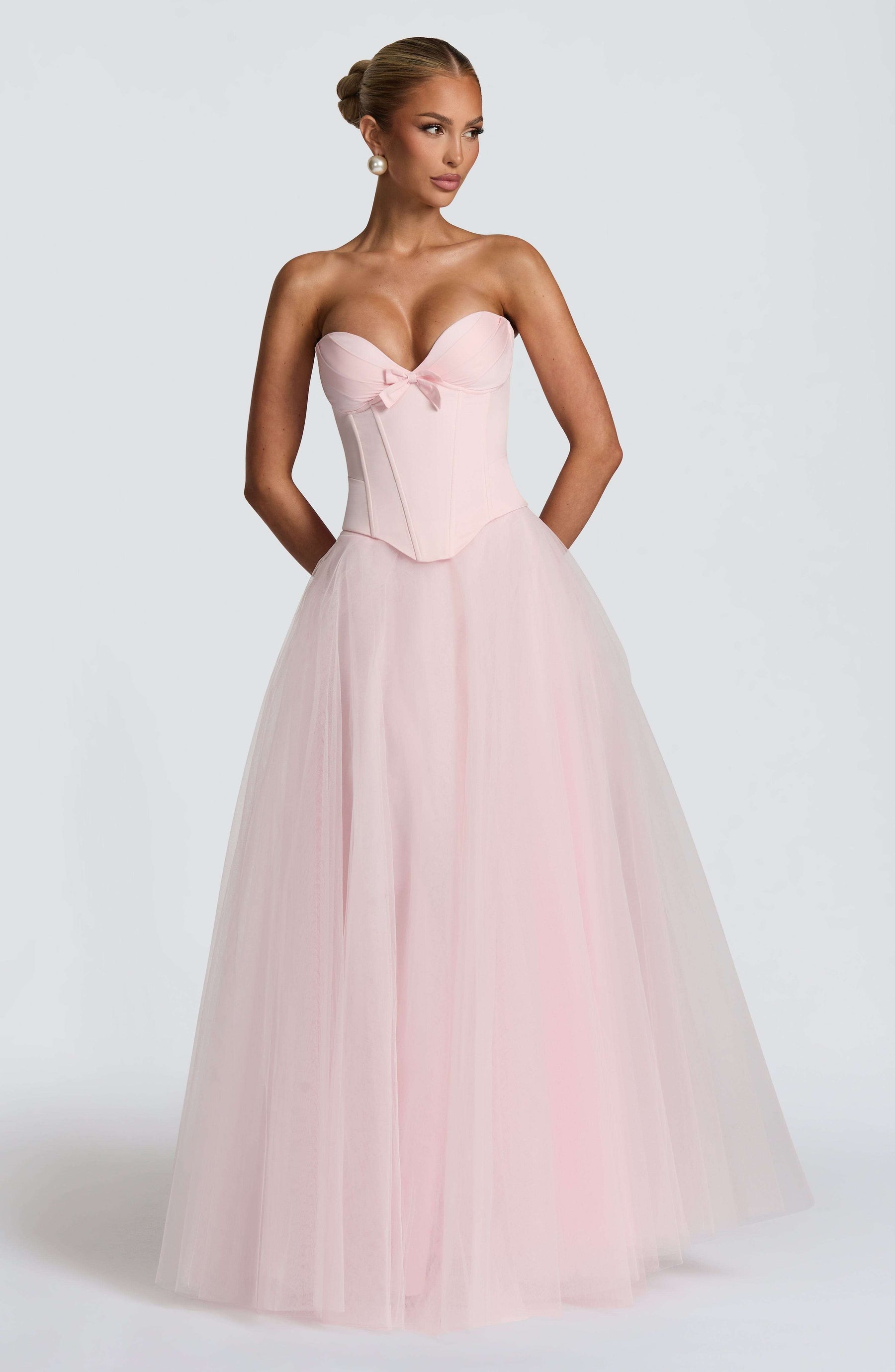 Ethel Maxi Skirt - Blush Ryvelle