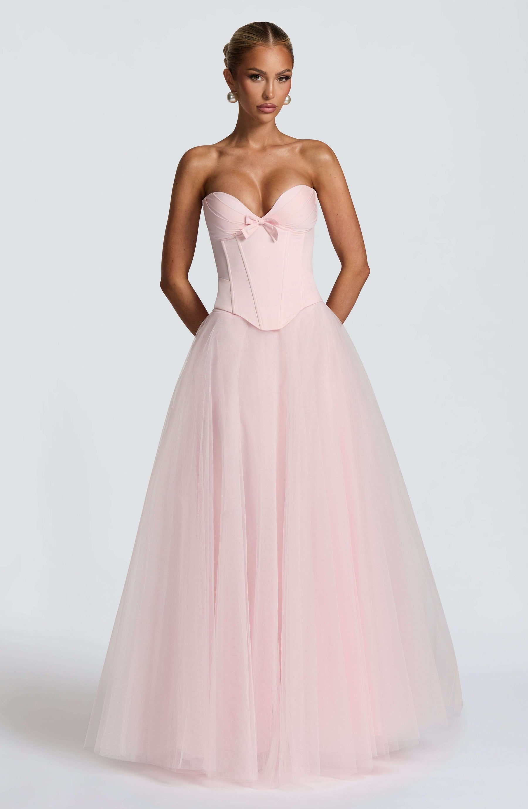Ethel Maxi Skirt - Blush Ryvelle
