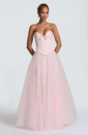 Ethel Maxi Skirt - Blush Ryvelle