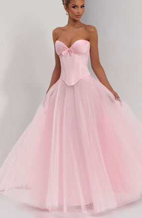 Ethel Maxi Skirt - Blush Ryvelle