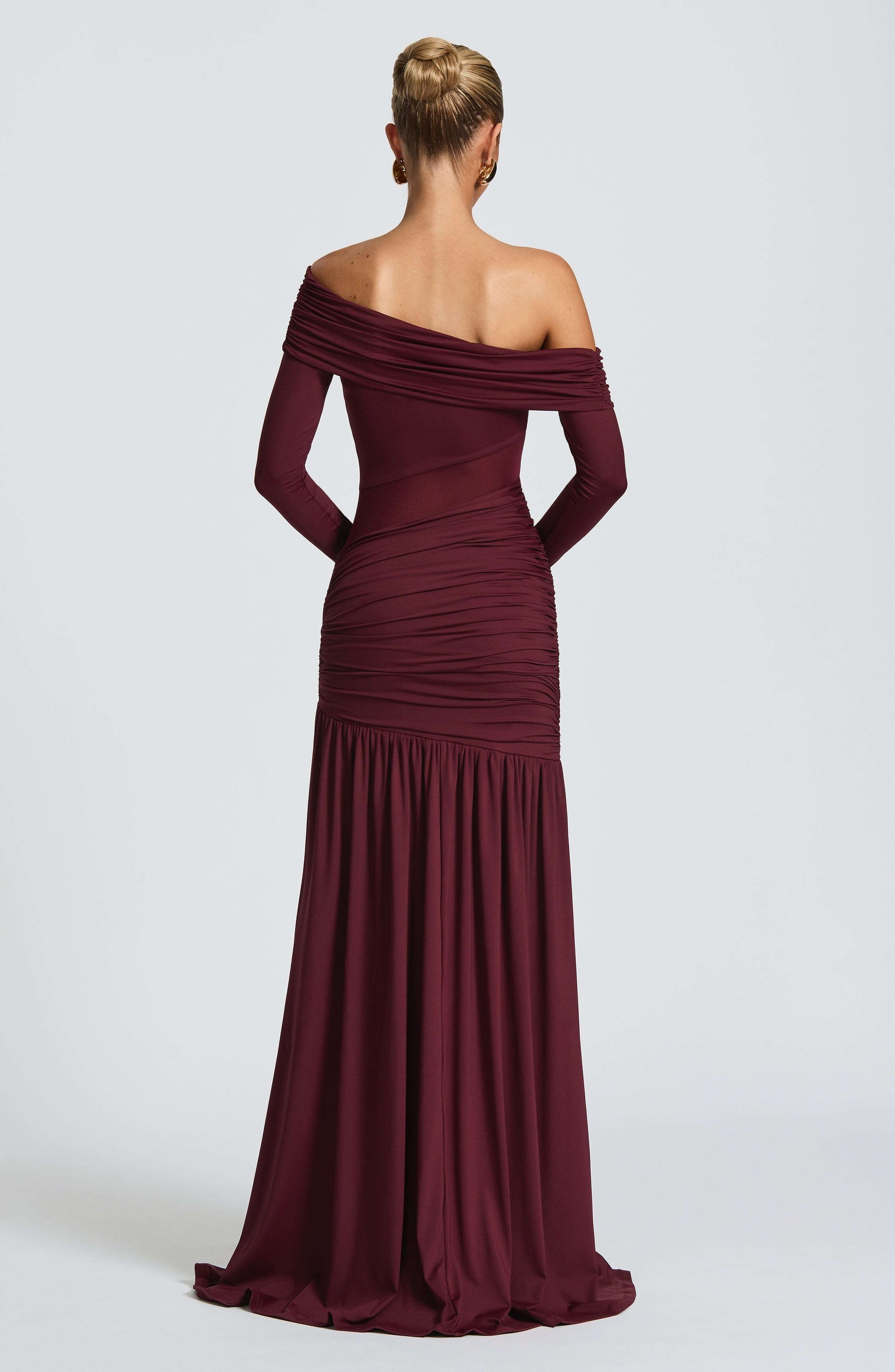Ettalie Maxi Dress - Cherry Lacquer Ryvelle
