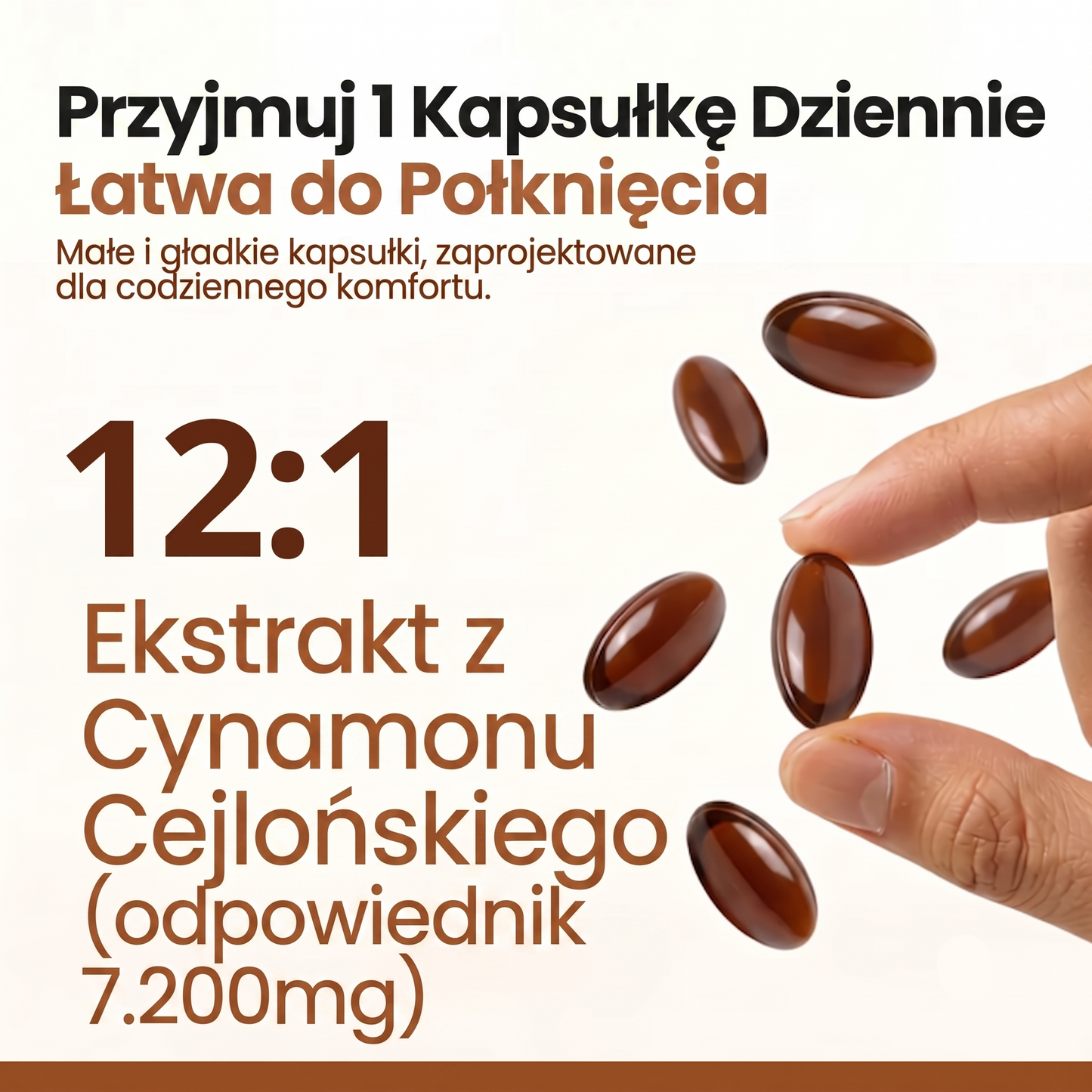 Ceylon Cinnamon Equivalent to 7200mg with MCT Oil