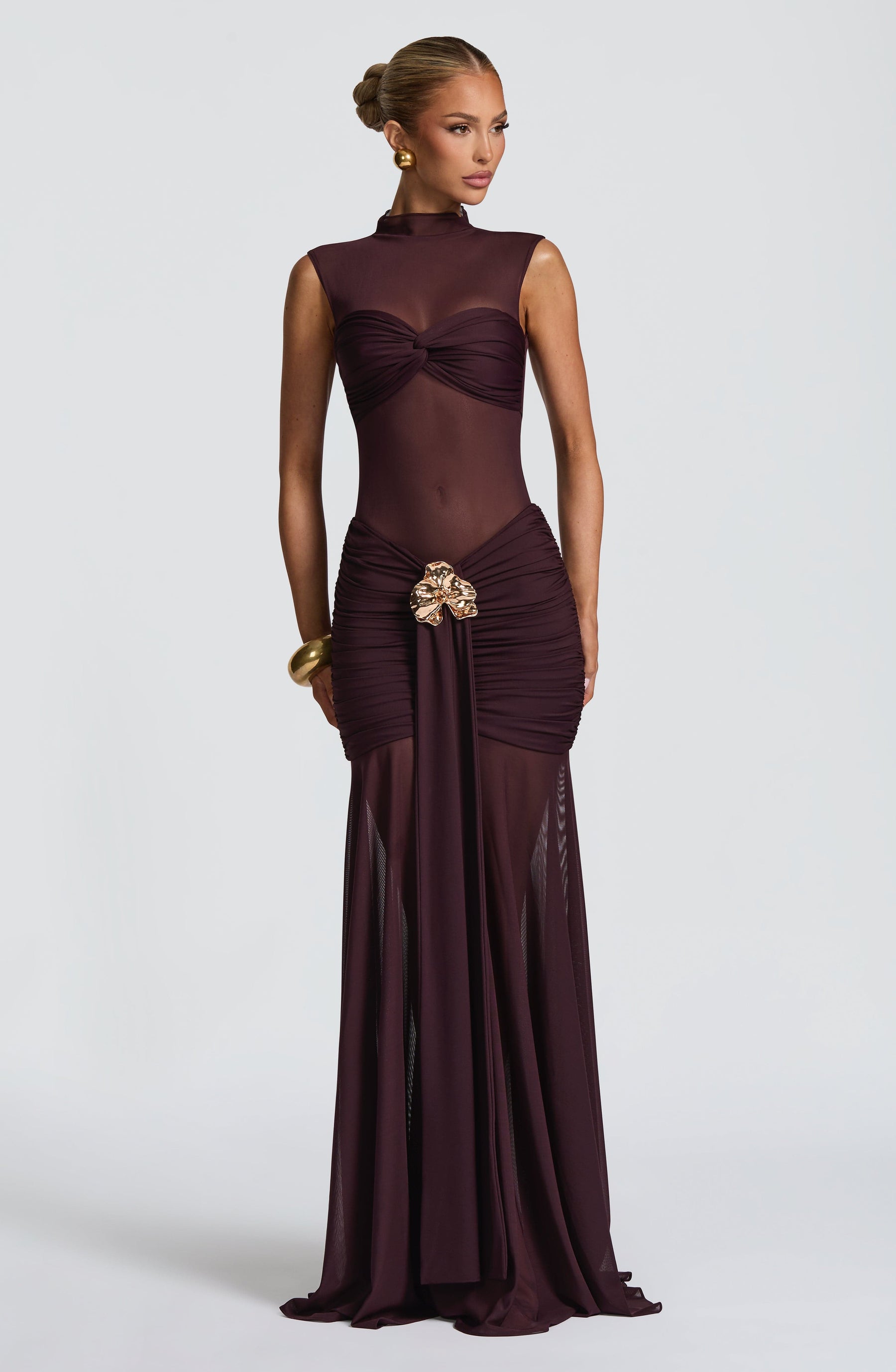 Fae Maxi Skirt - Plum Ryvelle