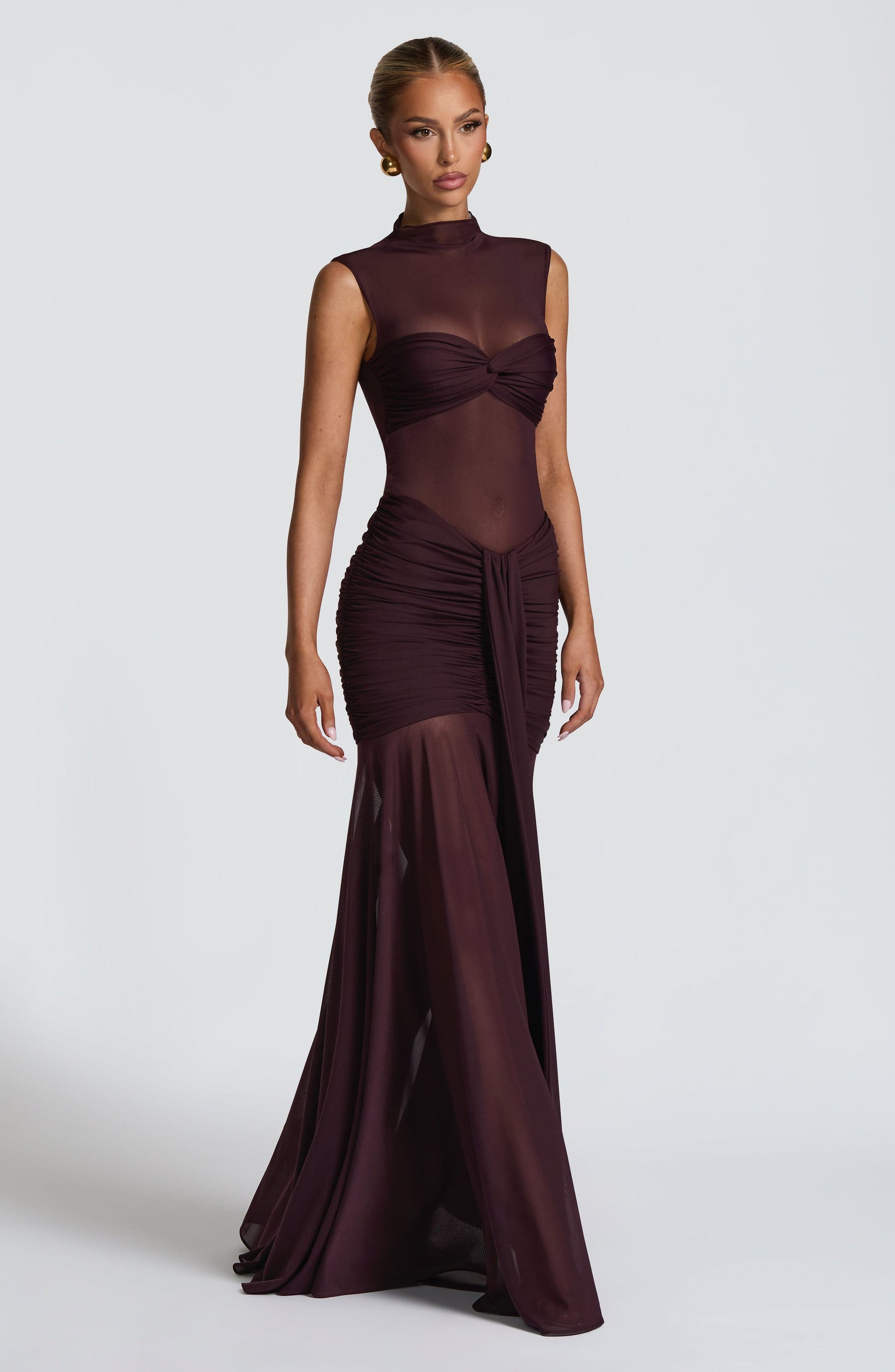Fae Maxi Skirt - Plum Ryvelle