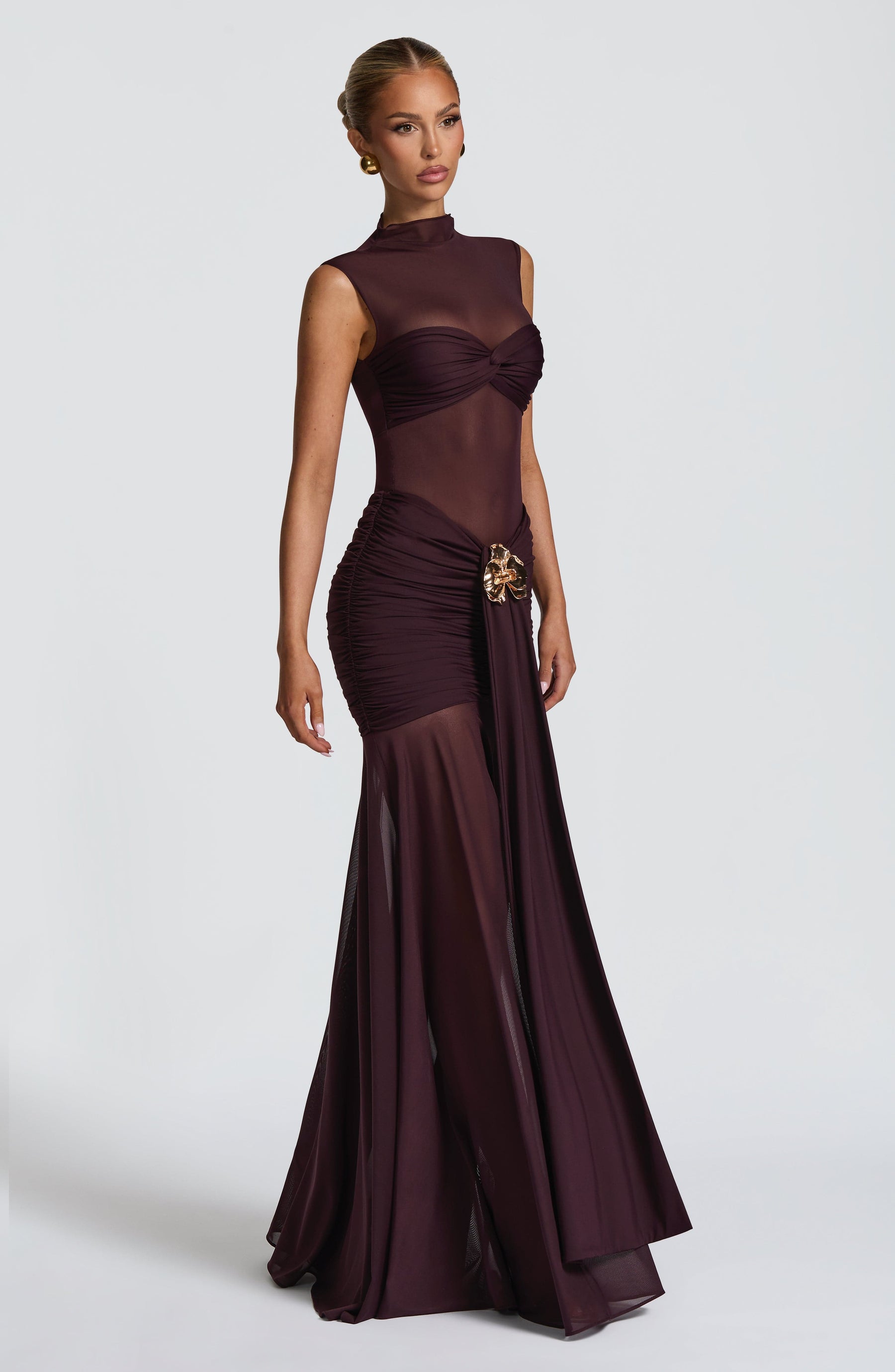 Fae Maxi Skirt - Plum Ryvelle