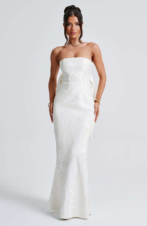 Felicity Maxi Dress - Ivory Ryvelle