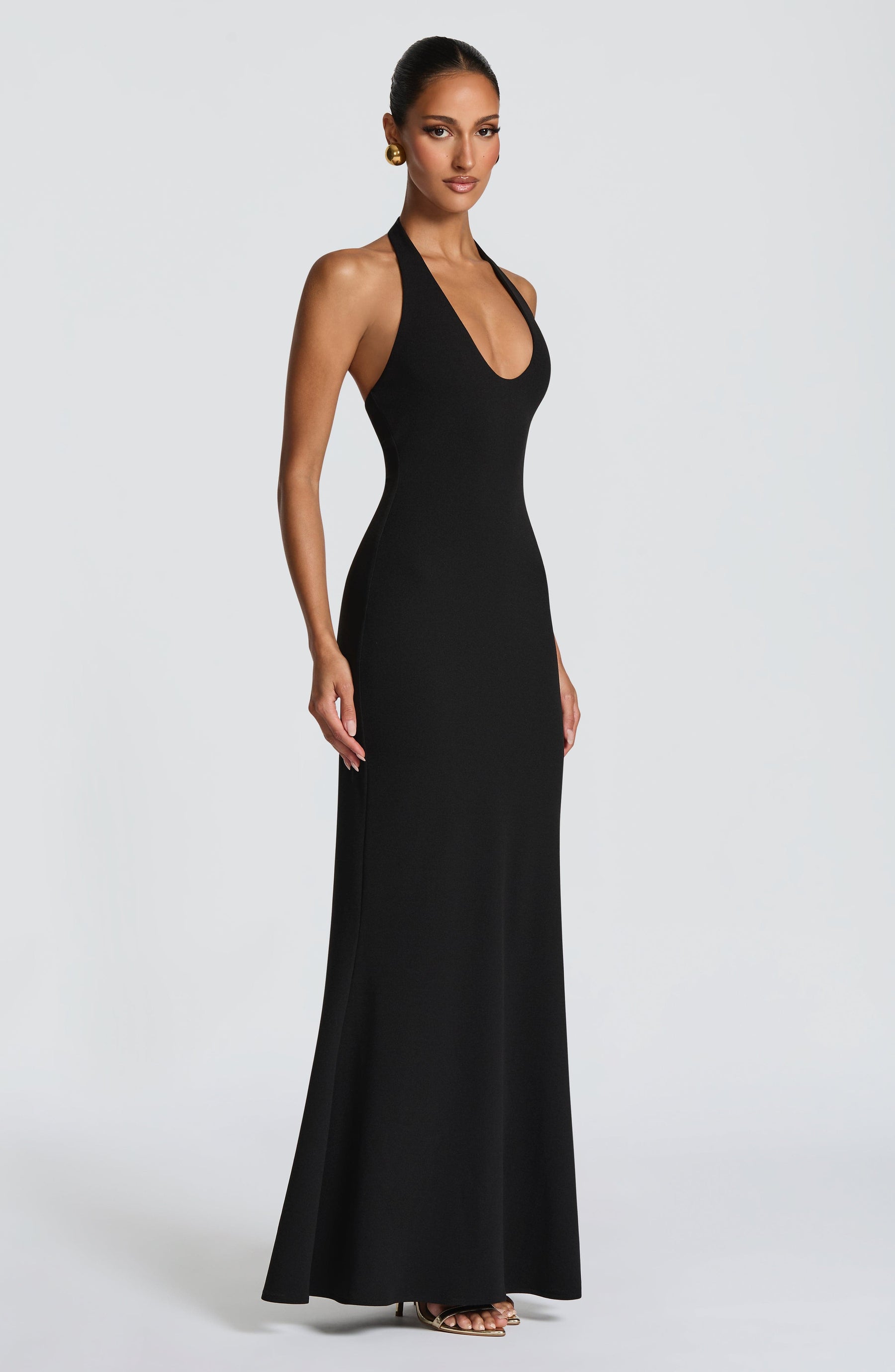 Fern Maxi Dress - Black Ryvelle