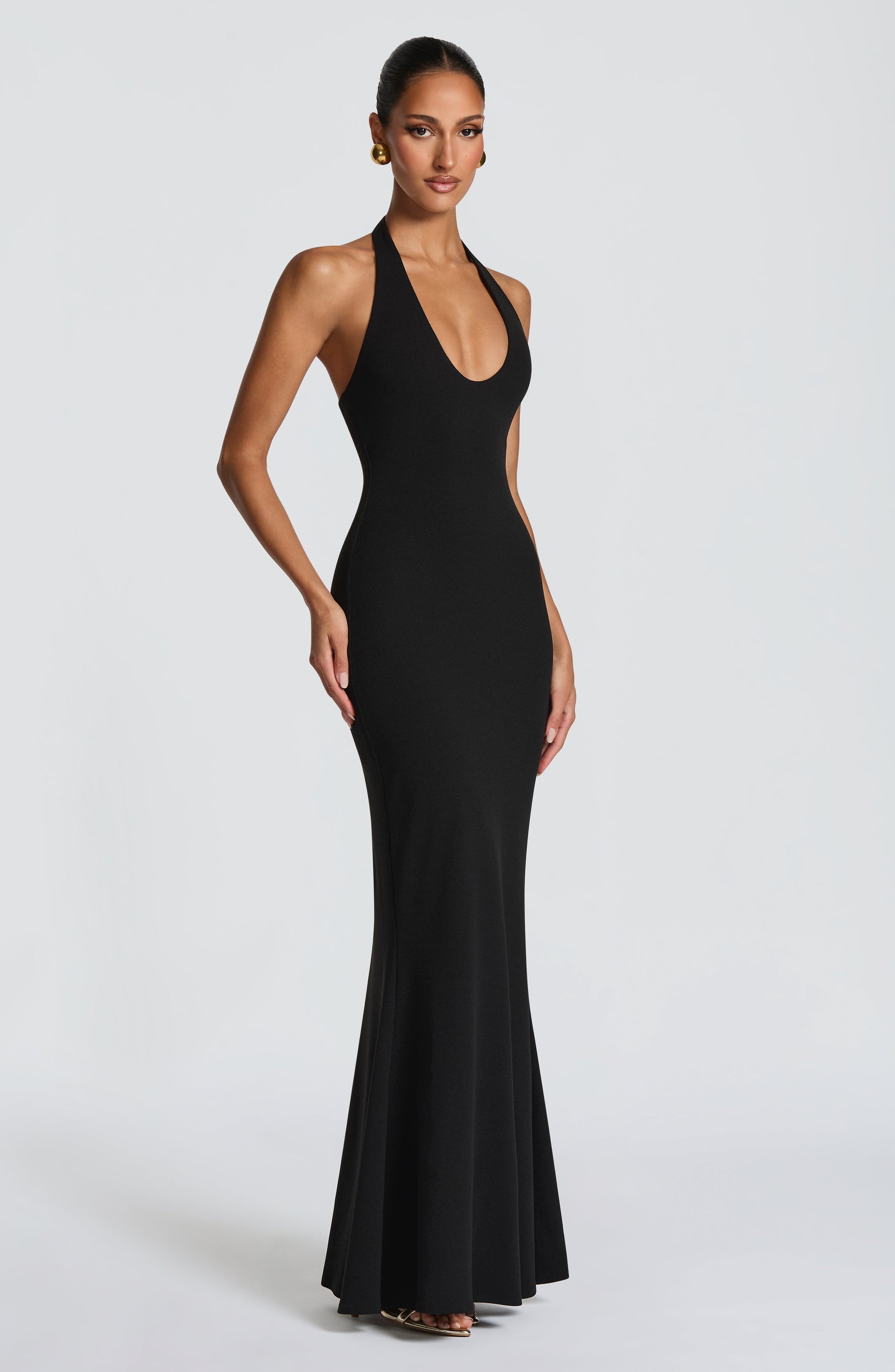 Fern Maxi Dress - Black Ryvelle