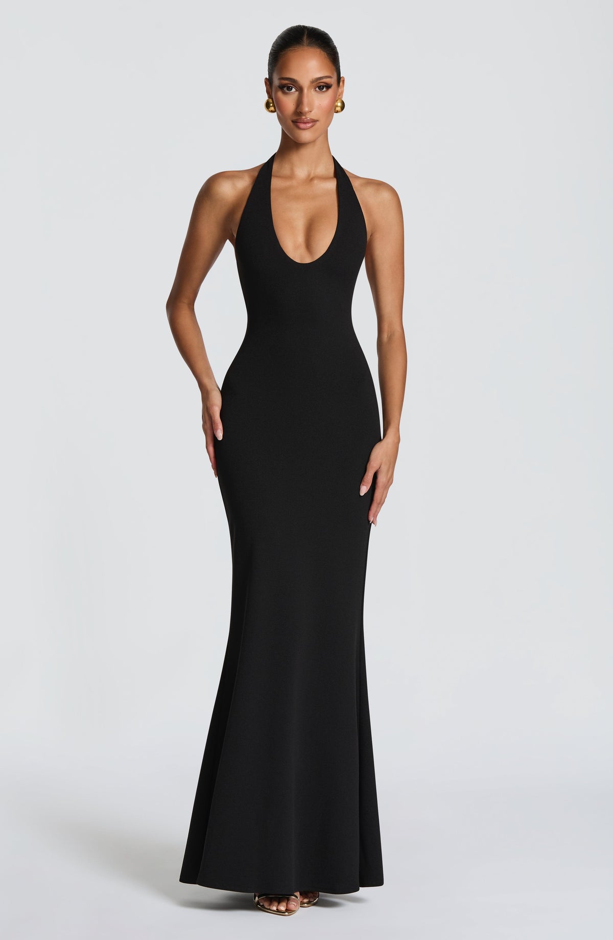 Fern Maxi Dress - Black Ryvelle