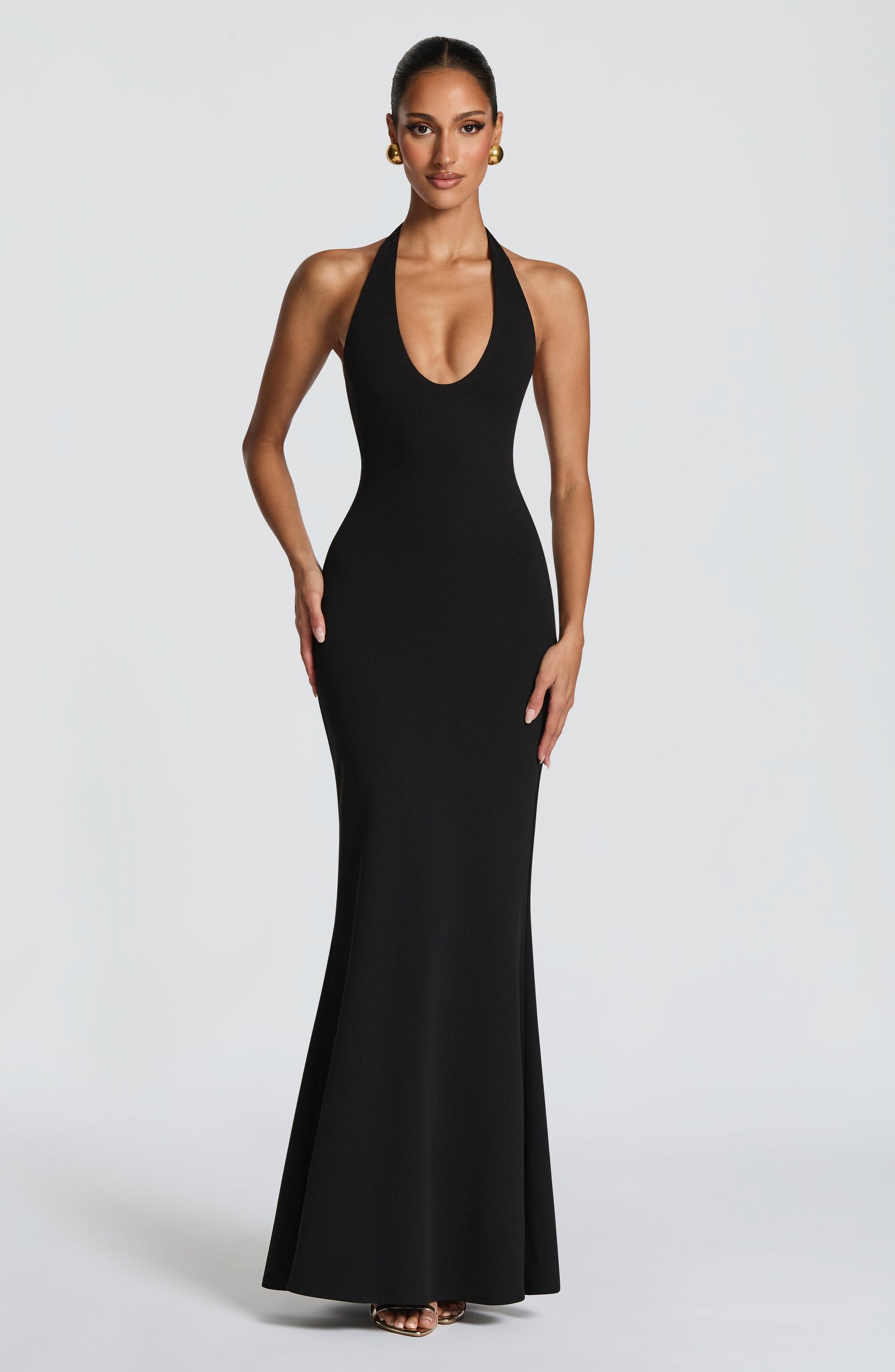 Fern Maxi Dress - Black Ryvelle