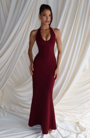 Fern Maxi Dress - Cherry Lacquer Ryvelle