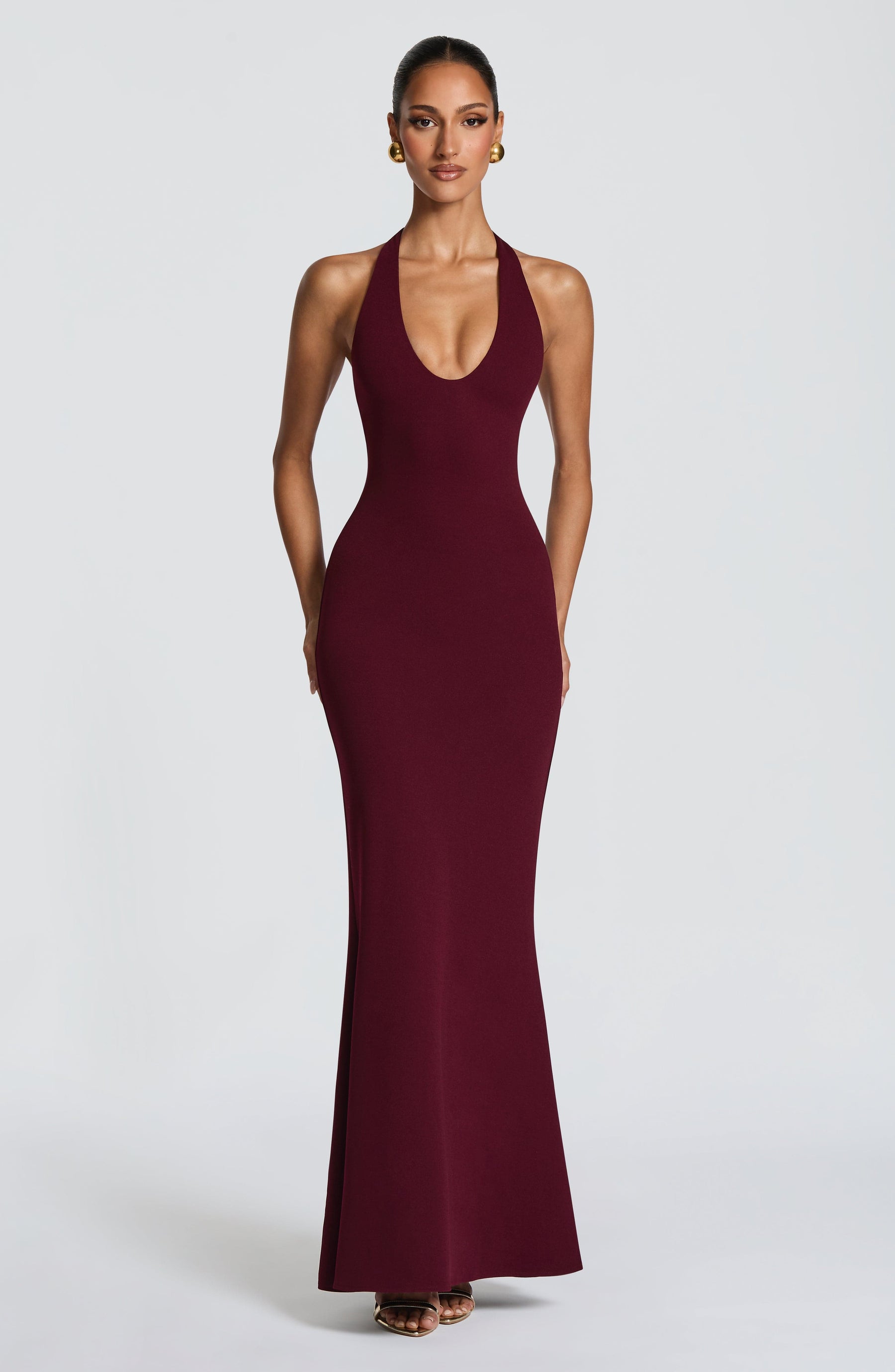 Fern Maxi Dress - Cherry Lacquer Ryvelle