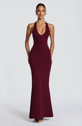 Fern Maxi Dress - Cherry Lacquer Ryvelle
