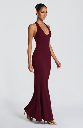 Fern Maxi Dress - Cherry Lacquer Ryvelle