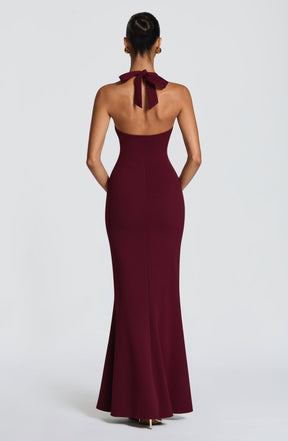 Fern Maxi Dress - Cherry Lacquer Ryvelle