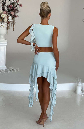 Ferna Mini Skirt - Mint Ryvelle