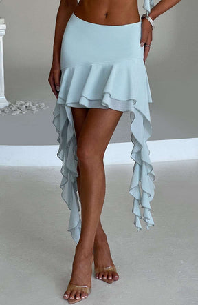 Ferna Mini Skirt - Mint Ryvelle
