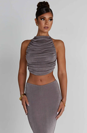 Fifi Top - Charcoal Ryvelle