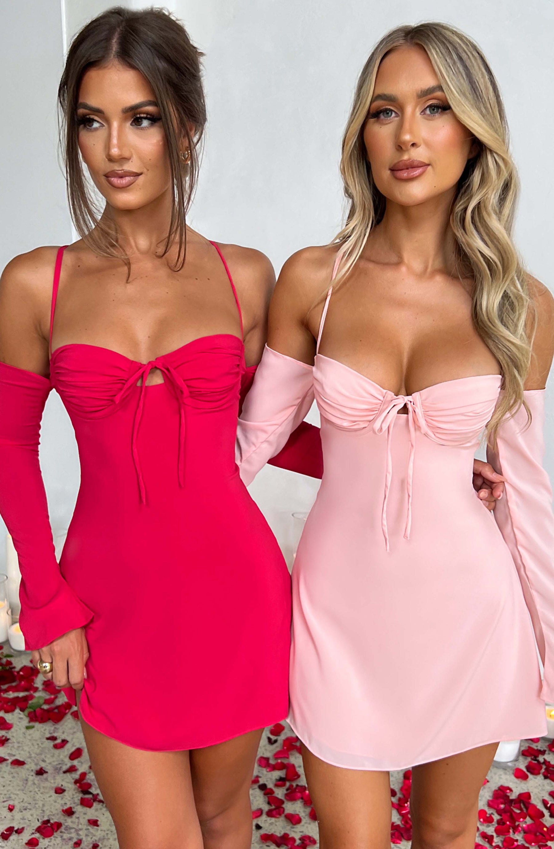 Fiona Mini Dress - Blush Ryvelle