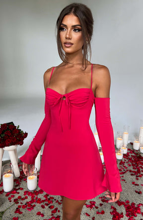 Fiona Mini Dress - Pink Ryvelle