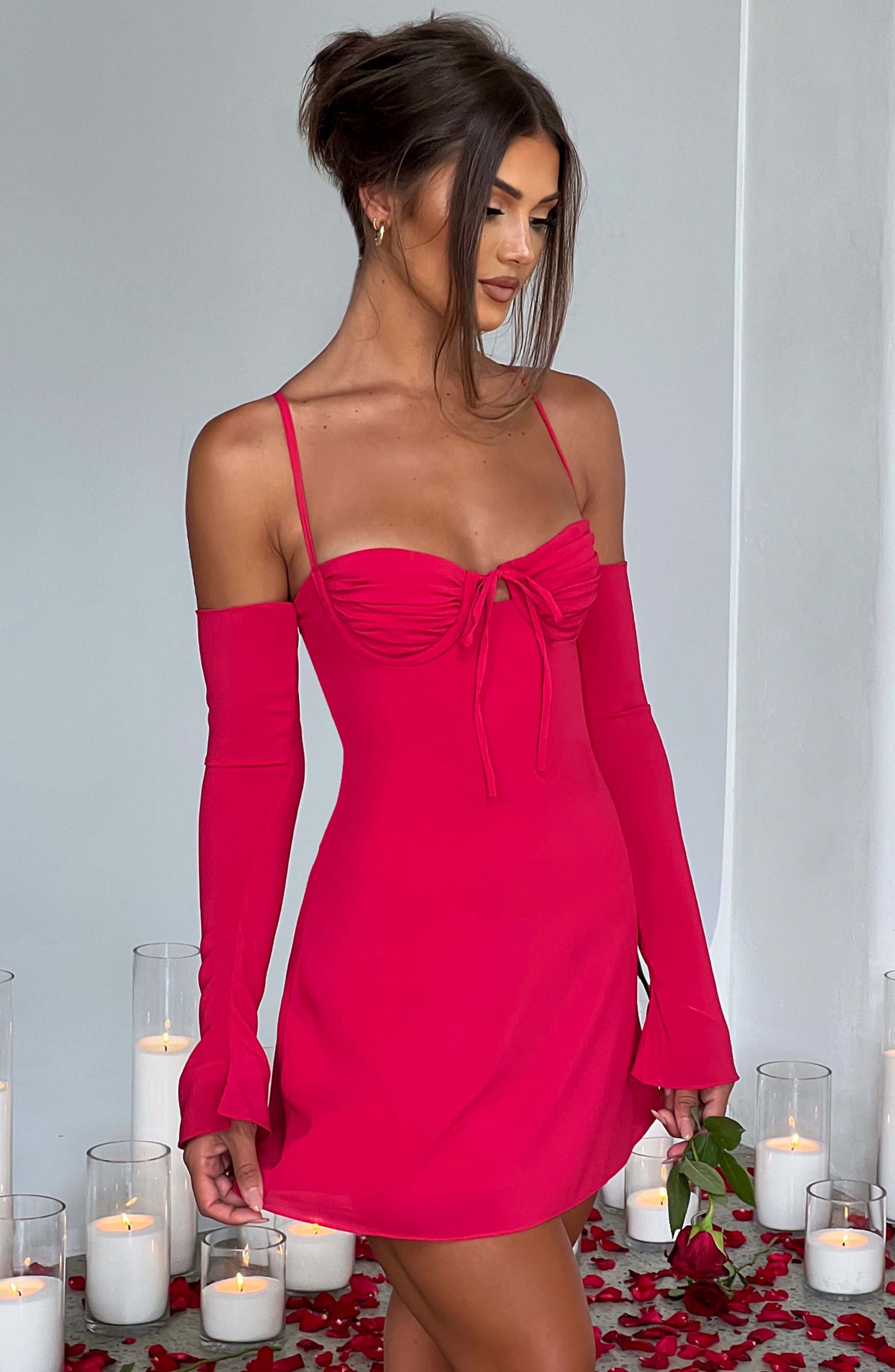 Fiona Mini Dress - Pink Ryvelle