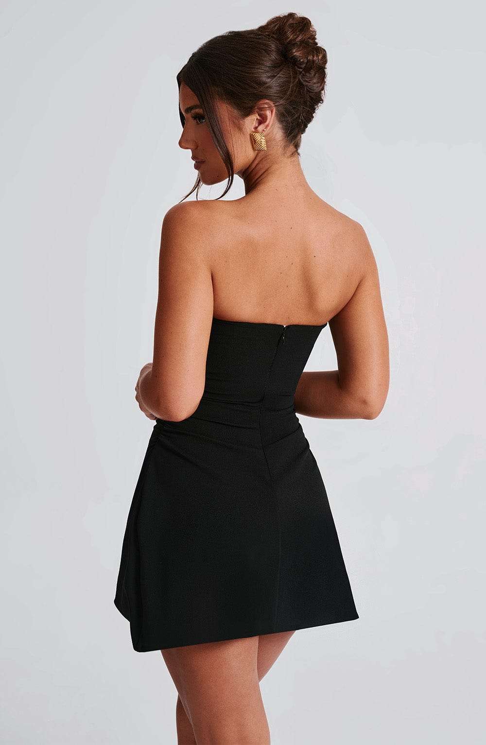 Fleur Mini Dress - Black Ryvelle