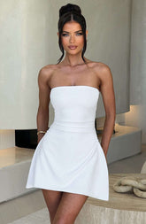 Fleur Mini Dress - Ivory Ryvelle
