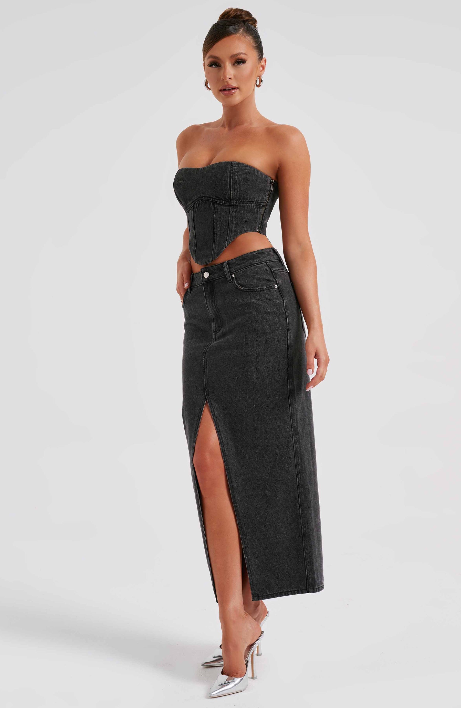 Flor Maxi Skirt - Black Ryvelle