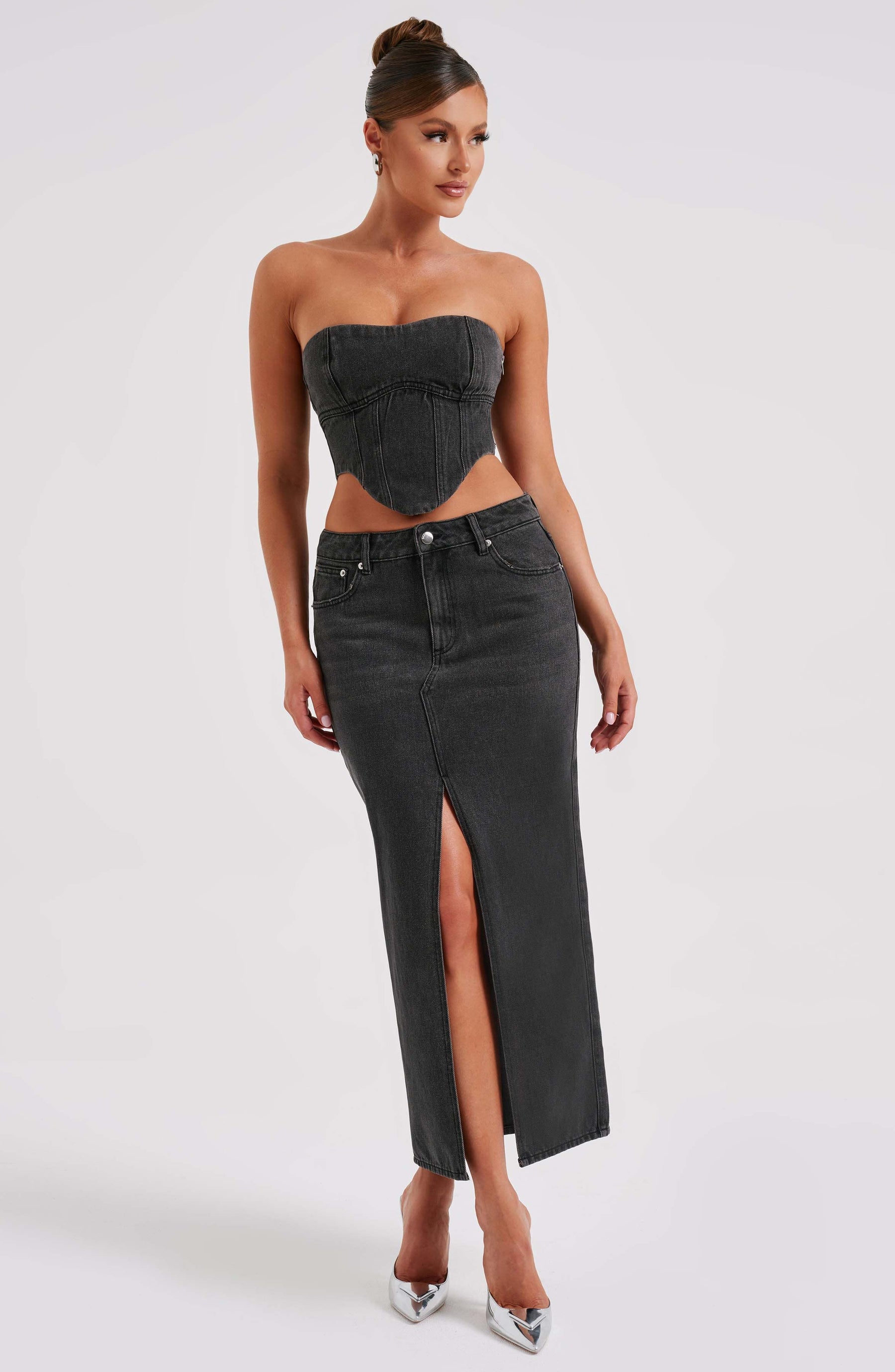 Flor Maxi Skirt - Black Ryvelle