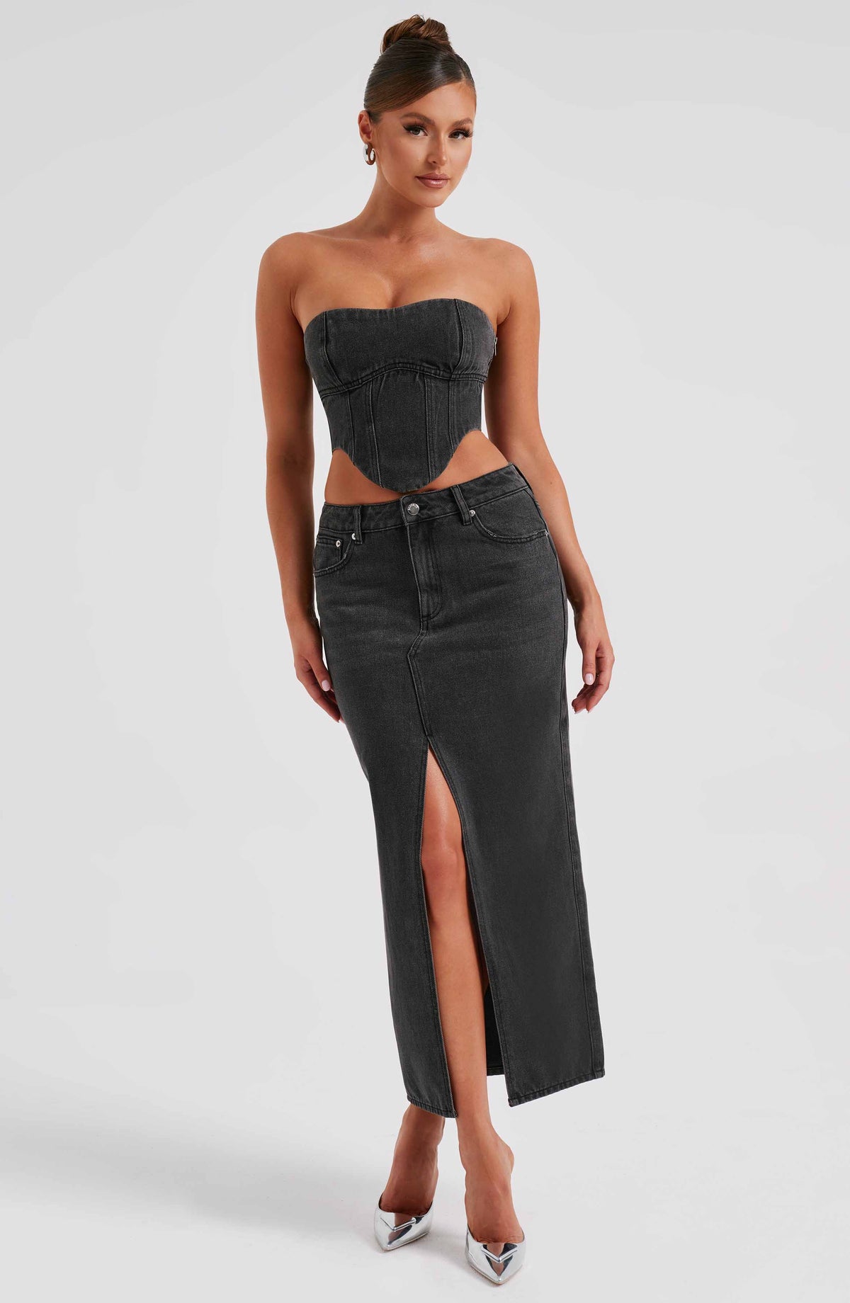 Flor Maxi Skirt - Black Ryvelle