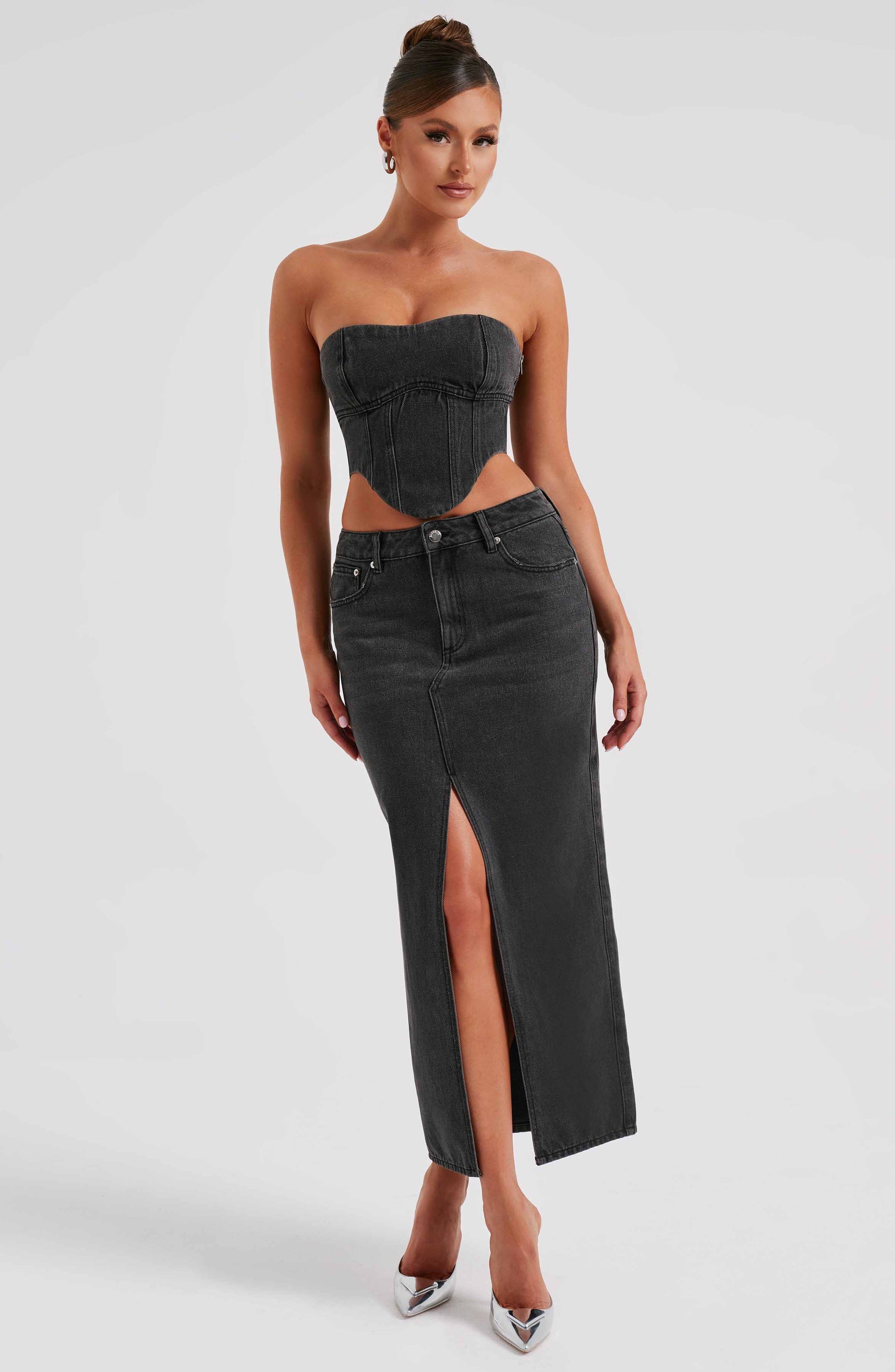 Flor Maxi Skirt - Black Ryvelle