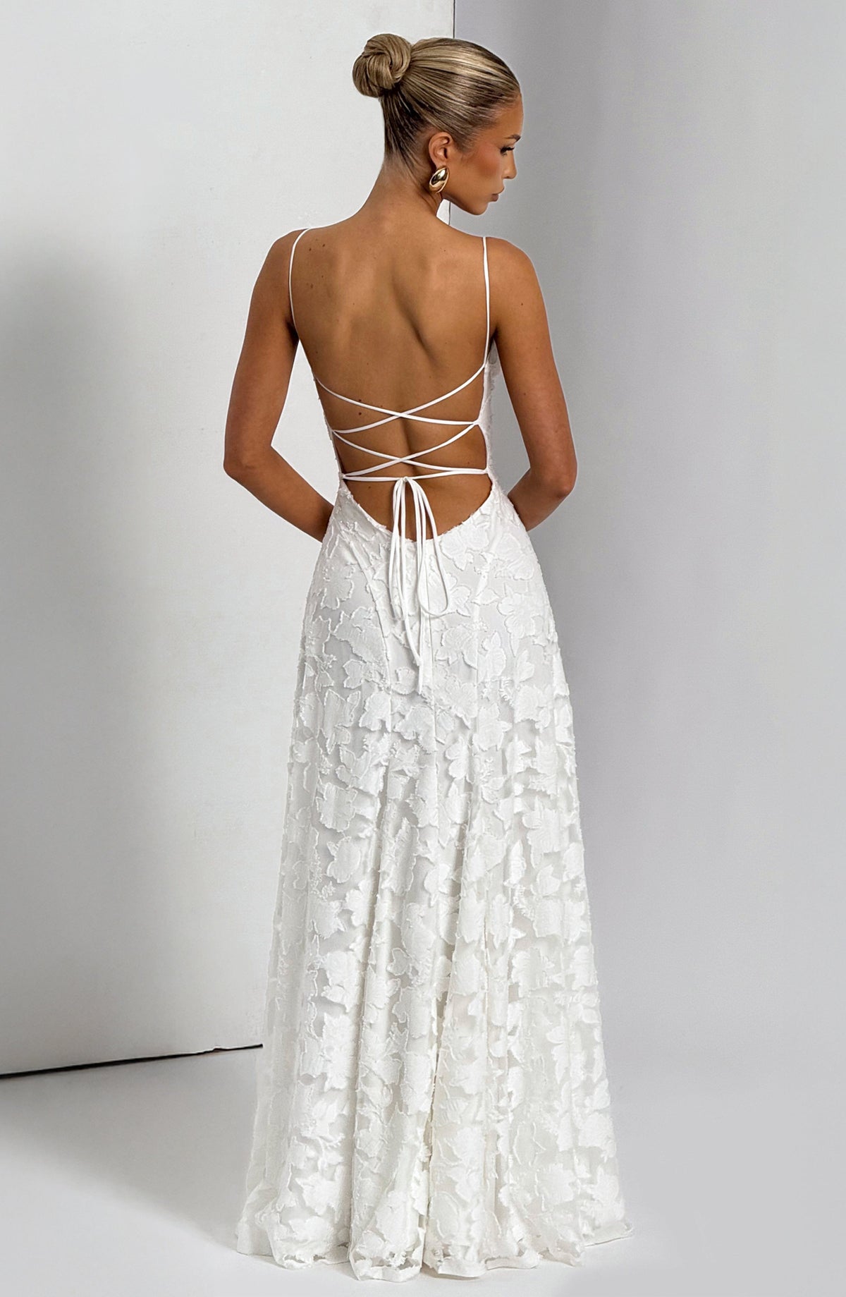 Robe longue Francis - Ivoire