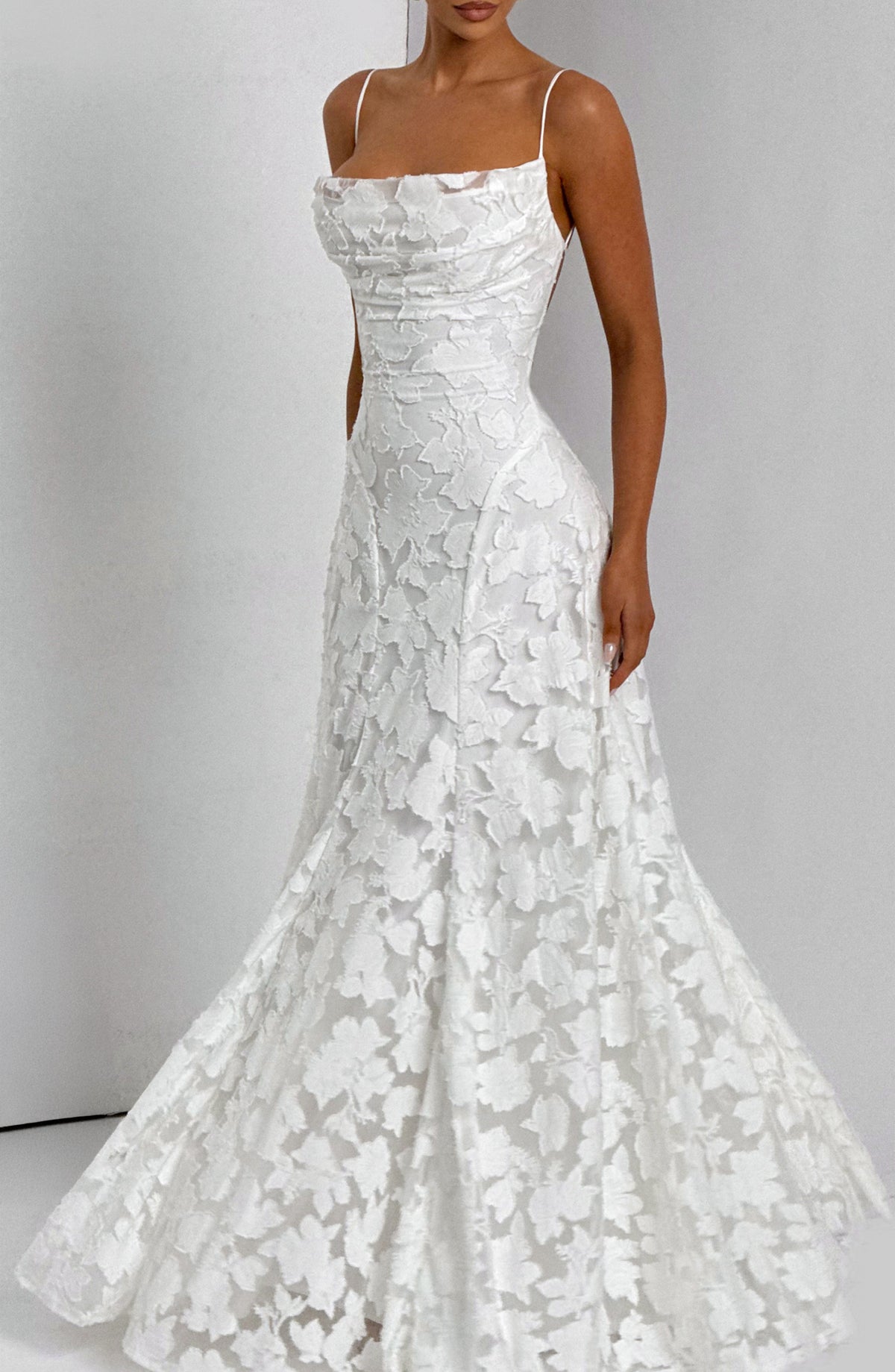 Robe longue Francis - Ivoire