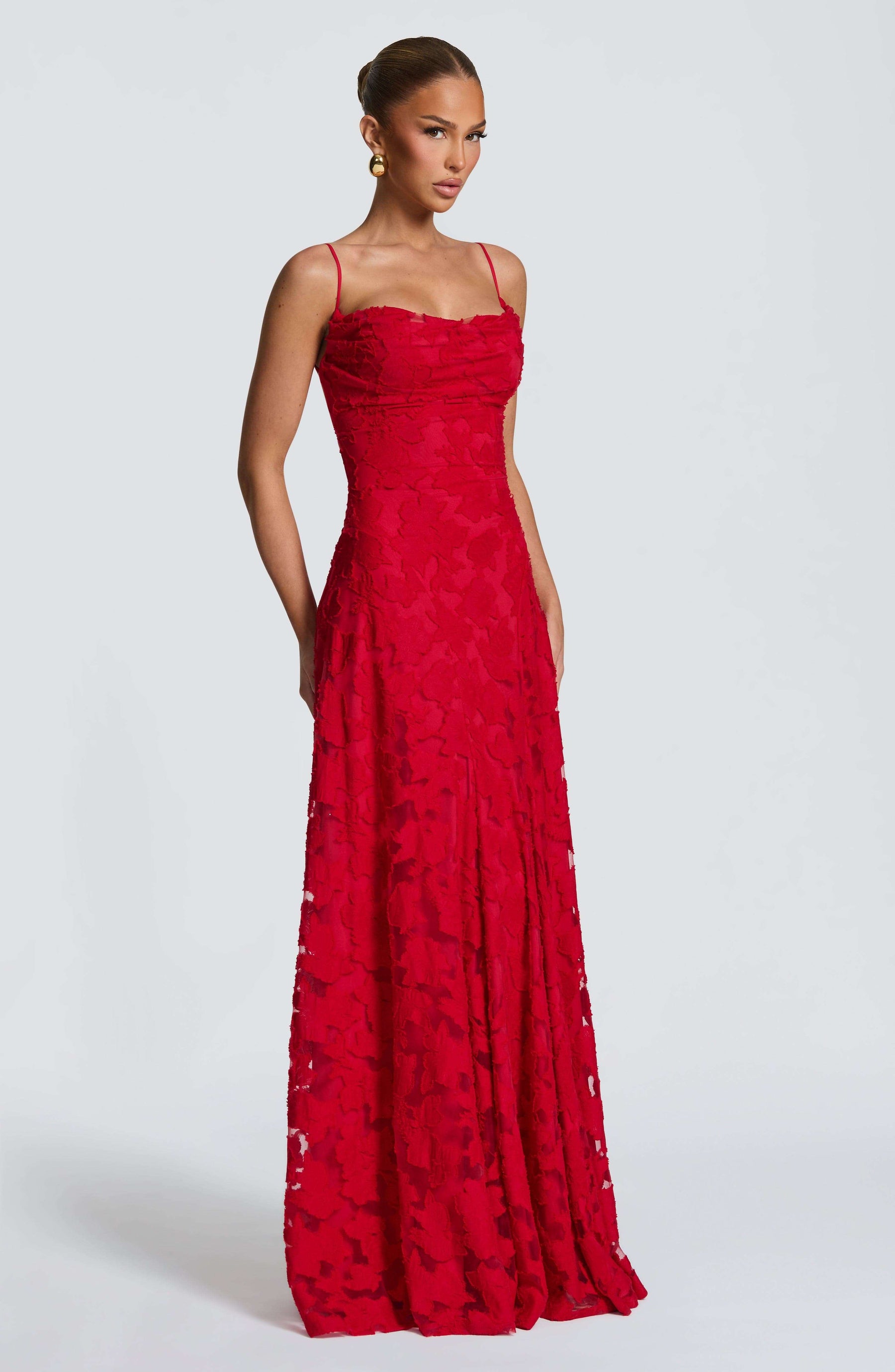 Francis Maxi Dress - Red Ryvelle