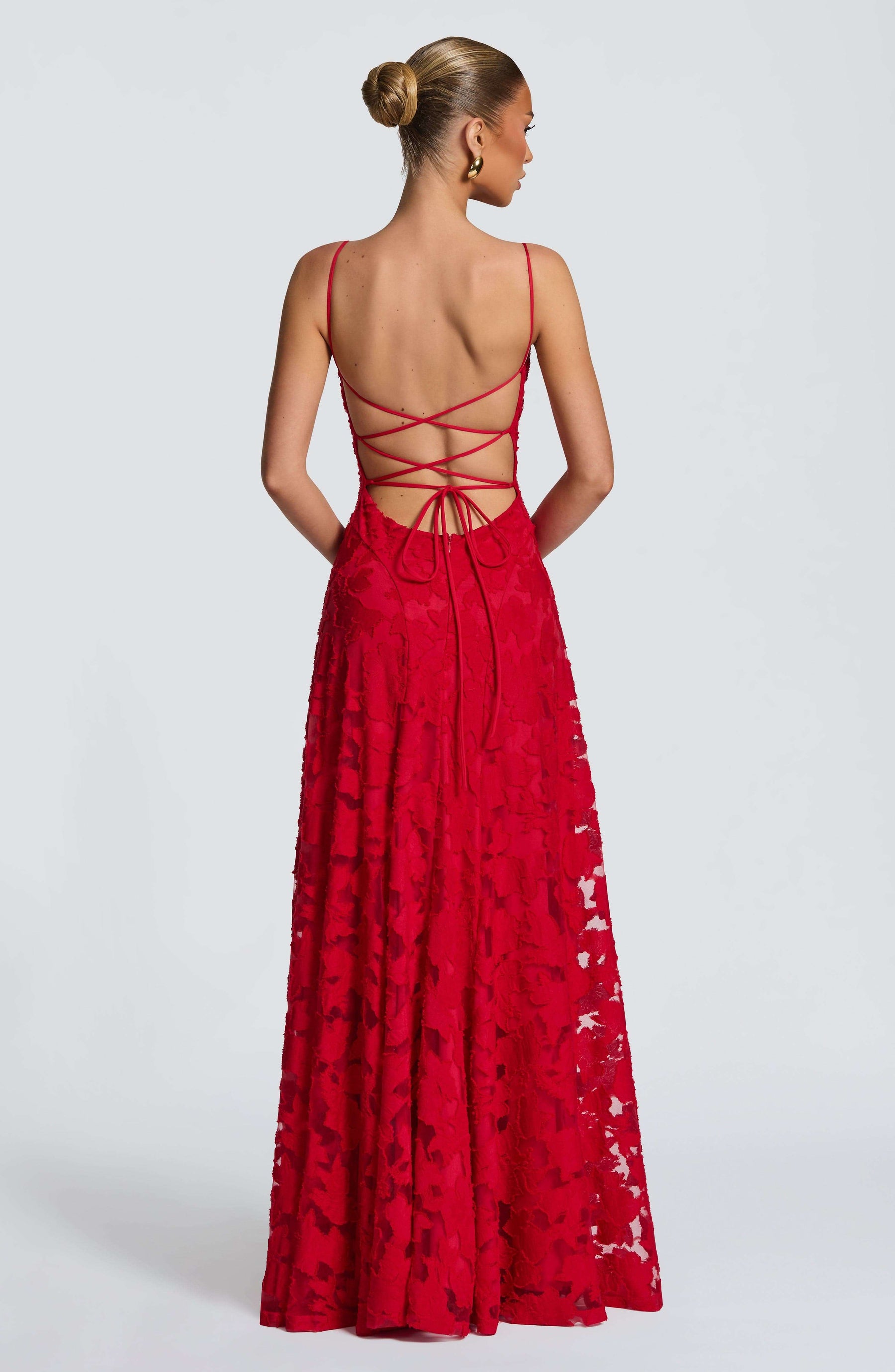 Francis Maxi Dress - Red Ryvelle