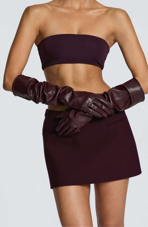Frankie Gloves - Plum Ryvelle