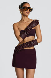 Frankie Gloves - Plum Ryvelle