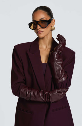 Frankie Gloves - Plum Ryvelle