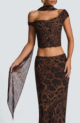 Freda Scarf - Leopard Print Ryvelle