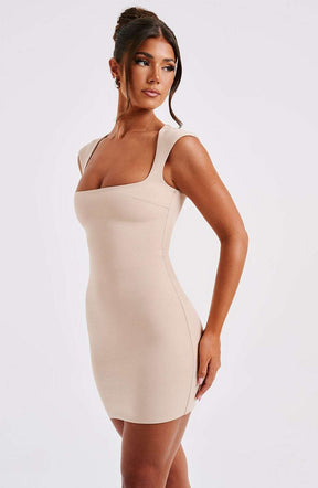 Frida Mini Dress - Nude Ryvelle