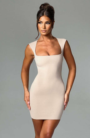 Frida Mini Dress - Nude Ryvelle