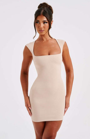 Frida Mini Dress - Nude Ryvelle