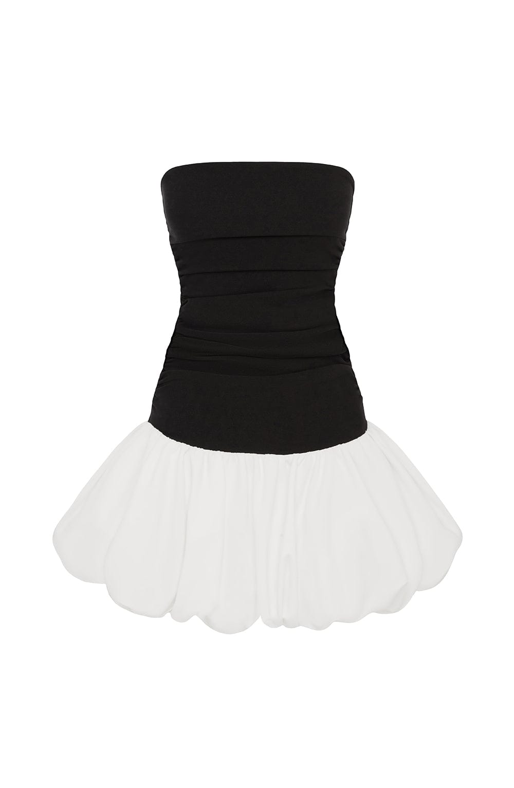 Gemma Mini Dress - Black/White Ryvelle