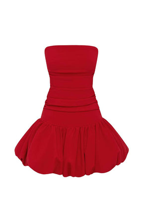 Gemma Mini Dress - Red Ryvelle