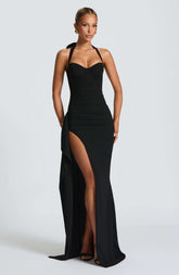 Genette Maxi Dress - Black Ryvelle