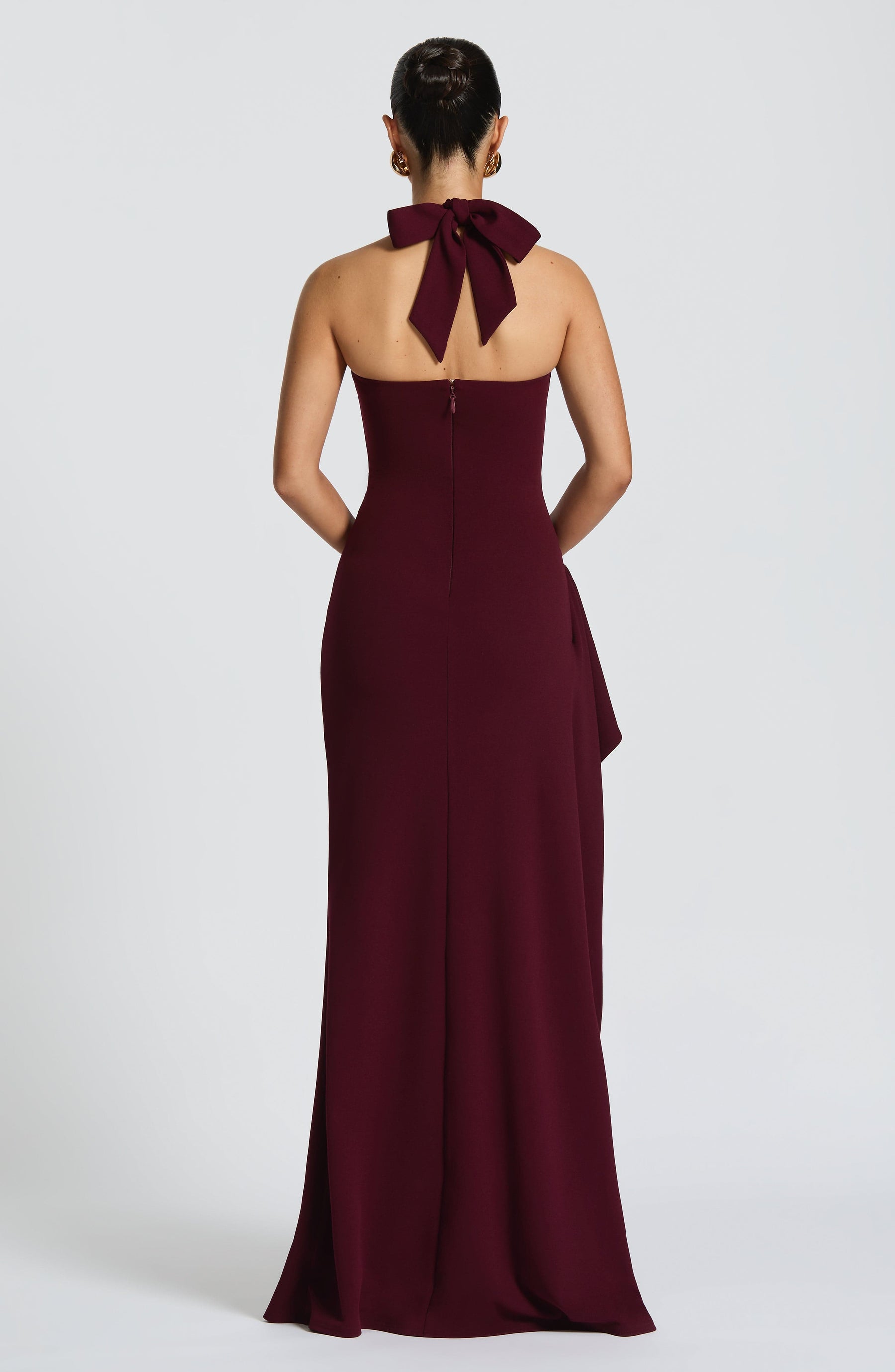 Genette Maxi Dress - Cherry Lacquer Ryvelle