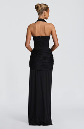 Gia Maxi Dress - Black Ryvelle