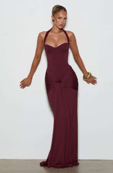 Gia Maxi Dress - Cherry Lacquer Ryvelle